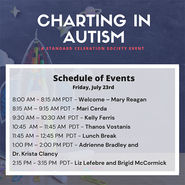 Charting in Autism Friday Schedule