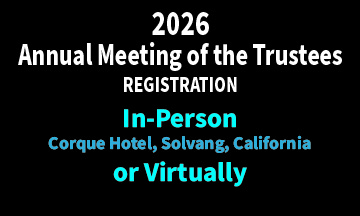 2026 Annual Meeting of the Trustees